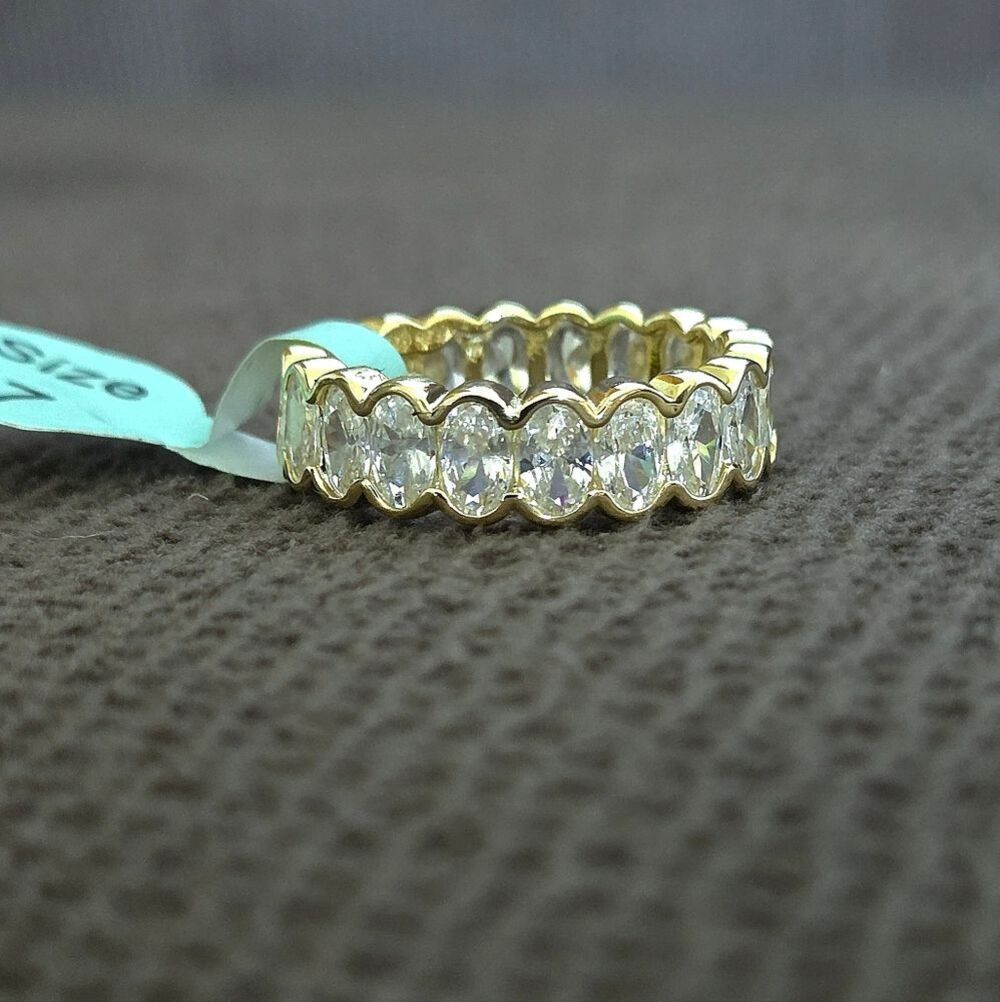 Eternity♾️ Ring💍 With Clear Baguette Crystals💎 - NWT - Picture 4 of 16